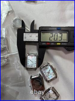 Watchmaker Lot 85 Watch Heads Cases Quartz Parts Repair Silver Spoon Geneva