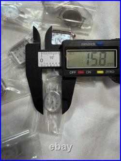 Watchmaker Lot 85 Watch Heads Cases Quartz Parts Repair Silver Spoon Geneva