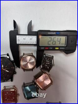 Watchmaker Lot 85 Watch Heads Cases Quartz Parts Repair Silver Spoon Geneva