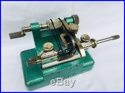Watchmakers Flume Pivot Polisher Machine, Tools, Parts, Watch Repair