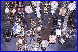 Wholesale Lot of 80+ Mixed Brands of Unclaimed Watch Repair Inventory For Parts