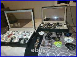 Wholesale Watch Lot of 59 WORKING & PARTS REPAIRS Citizen Casio G-Shock Rare