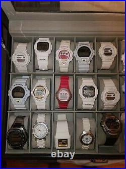Wholesale Watch Lot of 59 WORKING & PARTS REPAIRS Citizen Casio G-Shock Rare