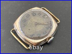 Wintex RWC (Rolex) Gents Gold Filled Trench Watch 1910s/20s Parts/Repair