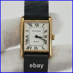 Wittnauer Geneve Tank Style Ladies Mechanical Watch FOR PARTS / REPAIR Wittnauer Geneve Tank Style Ladies Mechanical Watch FOR PARTS / REPAIR