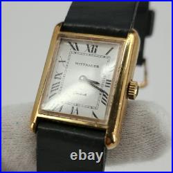 Wittnauer Geneve Tank Style Ladies Mechanical Watch FOR PARTS / REPAIR Wittnauer Geneve Tank Style Ladies Mechanical Watch FOR PARTS / REPAIR