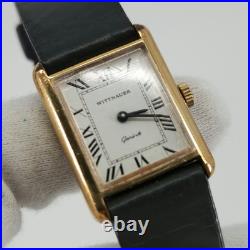 Wittnauer Geneve Tank Style Ladies Mechanical Watch FOR PARTS / REPAIR Wittnauer Geneve Tank Style Ladies Mechanical Watch FOR PARTS / REPAIR
