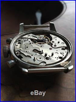 Wittnauer Valjoux 72 Stainless Steel Chronograph for Repair or Parts