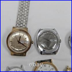 Wrist Watch Lot for Parts Repair Battery/Mechanical Mens Timex 16 Piece