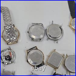 Wrist Watch Lot for Parts Repair Battery/Mechanical Mens Timex 16 Piece