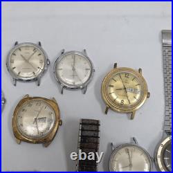 Wrist Watch Lot for Parts Repair Battery/Mechanical Mens Timex 18 Piece