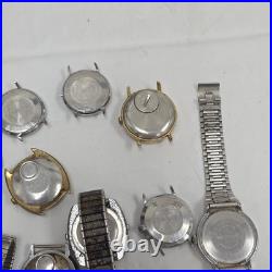 Wrist Watch Lot for Parts Repair Battery/Mechanical Mens Timex 18 Piece