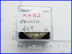 XX62 Movimento Zenith 40T Running working sold for parts or repair