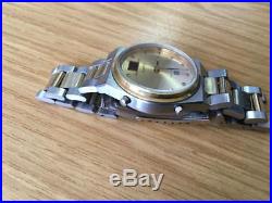 Zenith Futur Time Command Quartz gold-steel watch cal47.0 for parts, repair