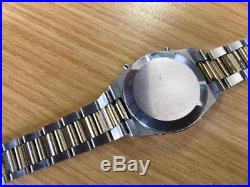 Zenith Futur Time Command Quartz gold-steel watch cal47.0 for parts, repair