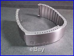Zenith band watch part stainless steel 20mm end, no buckle, NEW for watch repair