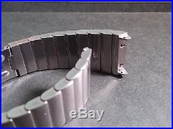 Zenith band watch part stainless steel 20mm end, no buckle, NEW for watch repair