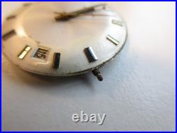 Zenith cal. 2552C Swiss manual wind watch movement & dial runs needs repair