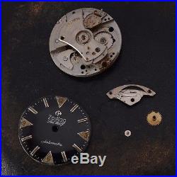 Zodiac Sea Wolf Original Dial Watch Movement AS 1624 Parts Repairs Spares