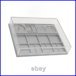 Zunate Watch Parts Organizer Tray with Dust Cover for Repair Storage