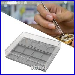 Zunate Watch Parts Organizer Tray with Dust Cover for Repair Storage