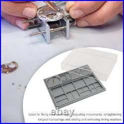 Zunate Watch Parts Organizer Tray with Dust Cover for Repair Storage